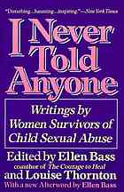 I Never Told Anyone Book Cover